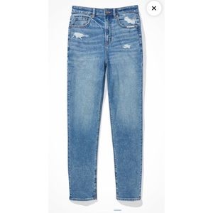 American eagle mom straight jean